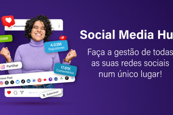Centralize a sua presença online com o novo Social Media Hub da Amen.pt