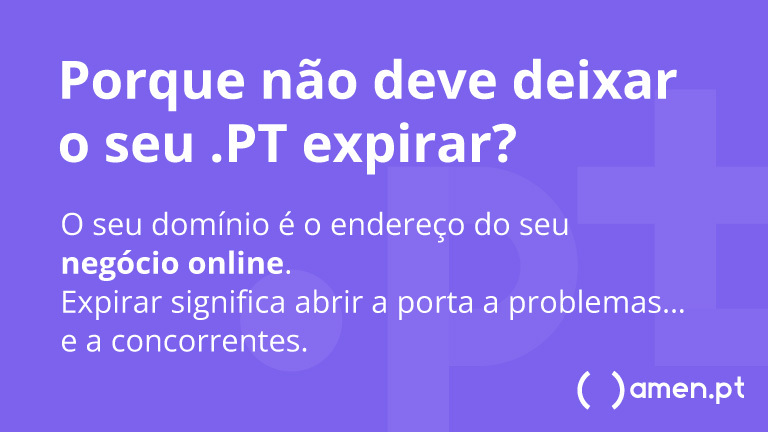 Porque deve evitar expirar domínio; motivos para renovar dominio pt