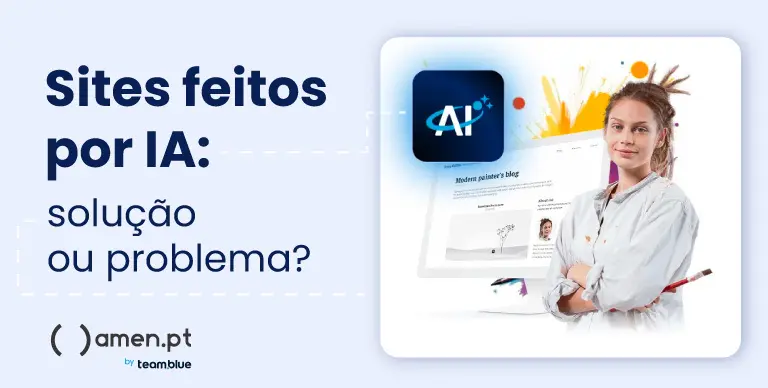 Criar Sites Com IA: é um problema ou solução. Descubra a resposta da Amen.pt